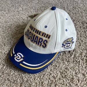 Modern Southern University Jaguars 90s Leather Snapback Cap